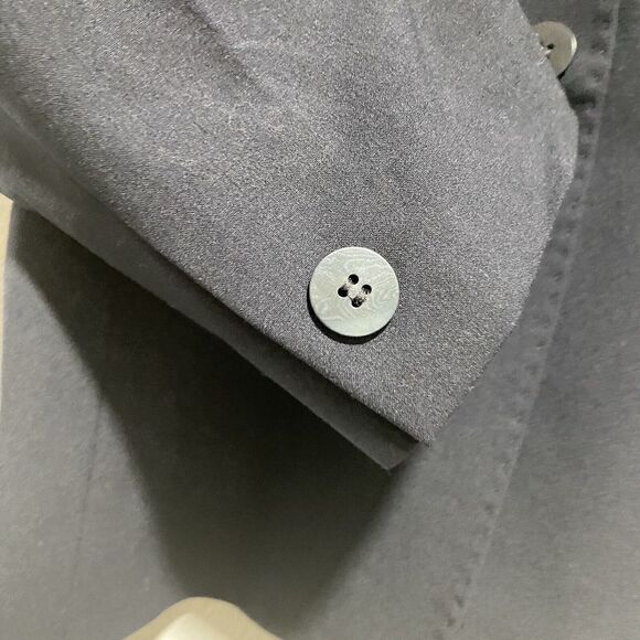 Lafayette 148  Navy Blue Blazer Jacket Size 10 Button Closure Dress Up - Picture 7 of 11